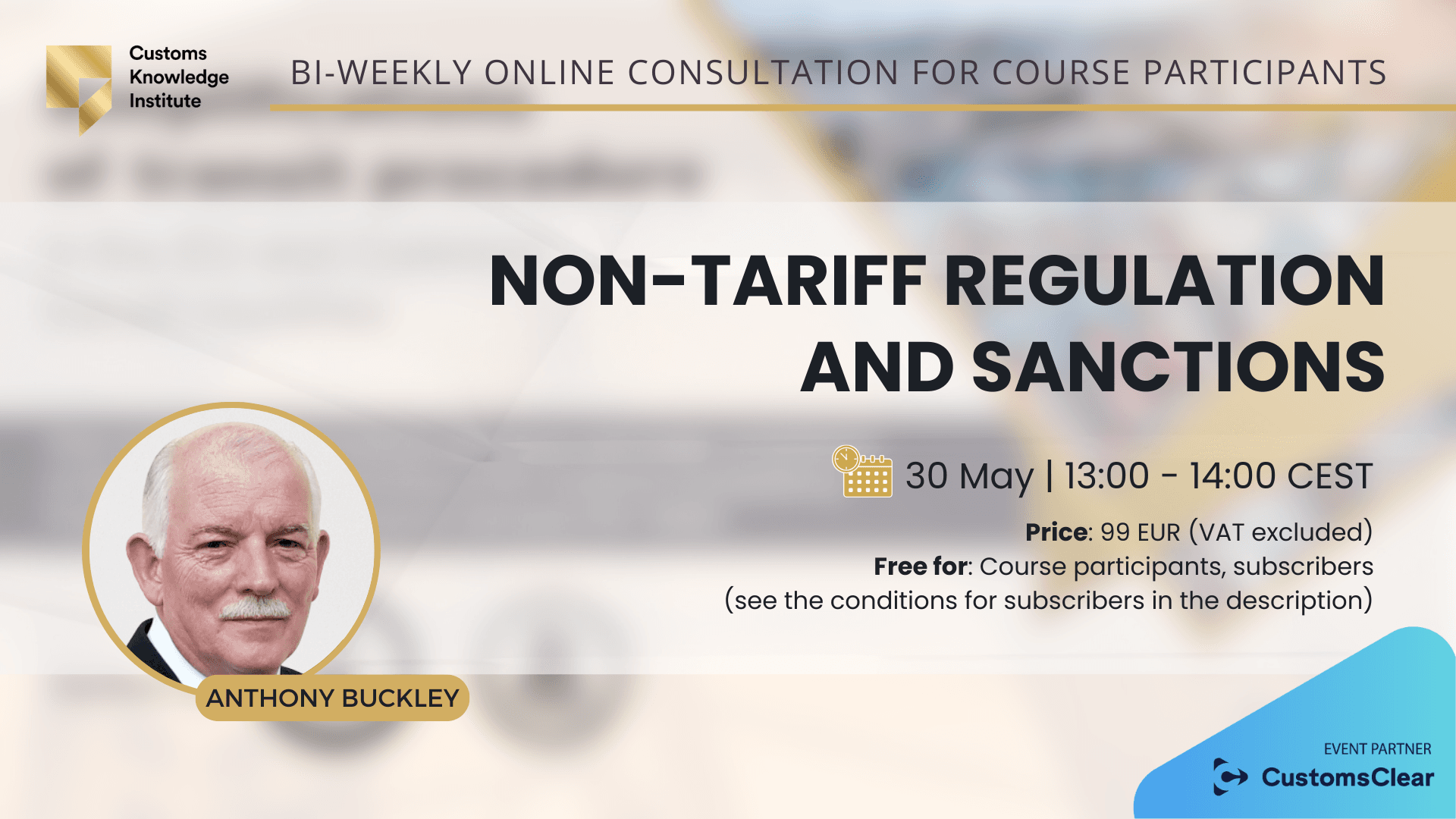 Non-Tariff Regulation and Sanctions
