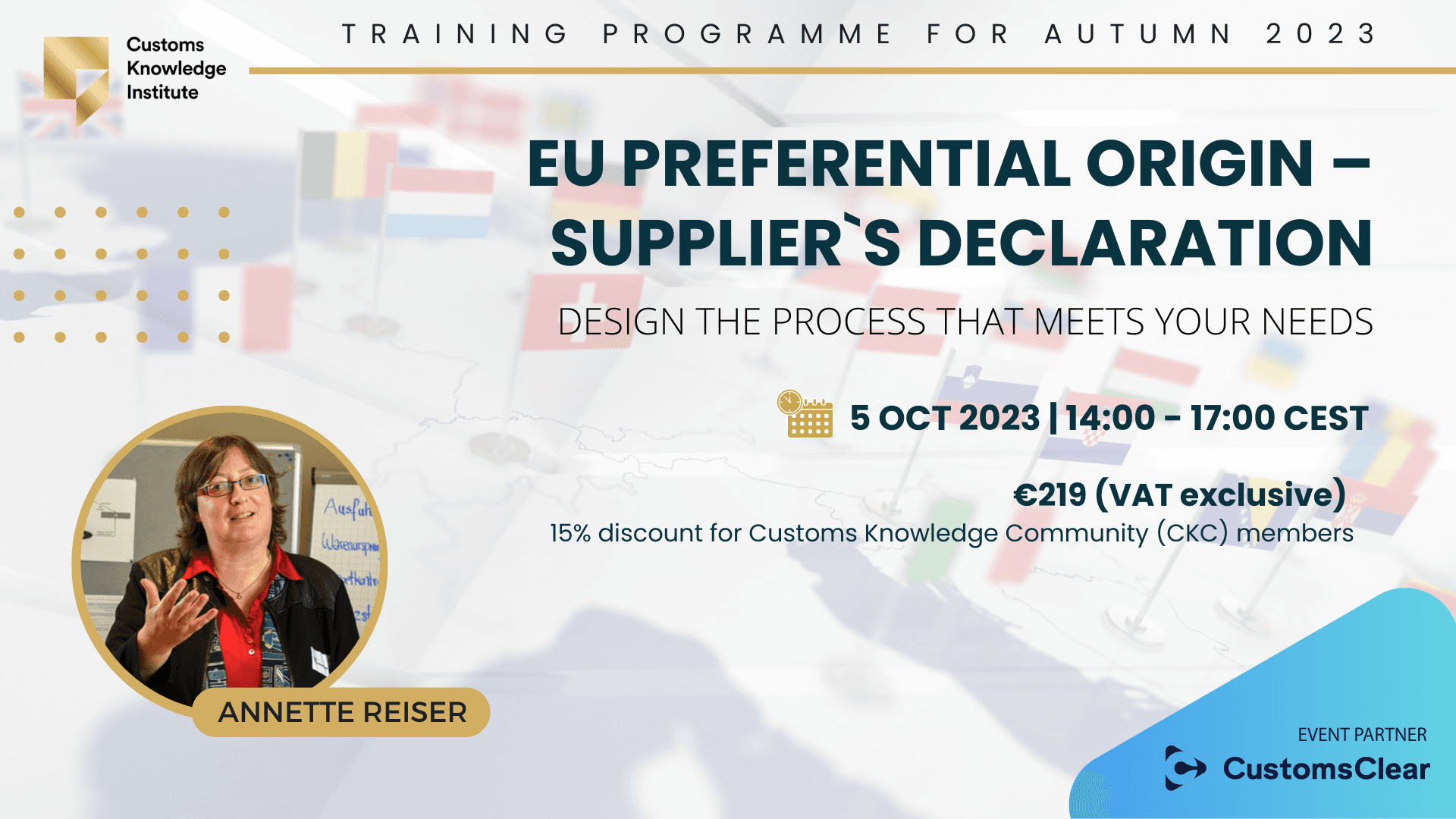 EU preferential origin – supplier`s declaration: design the process that meets your needs