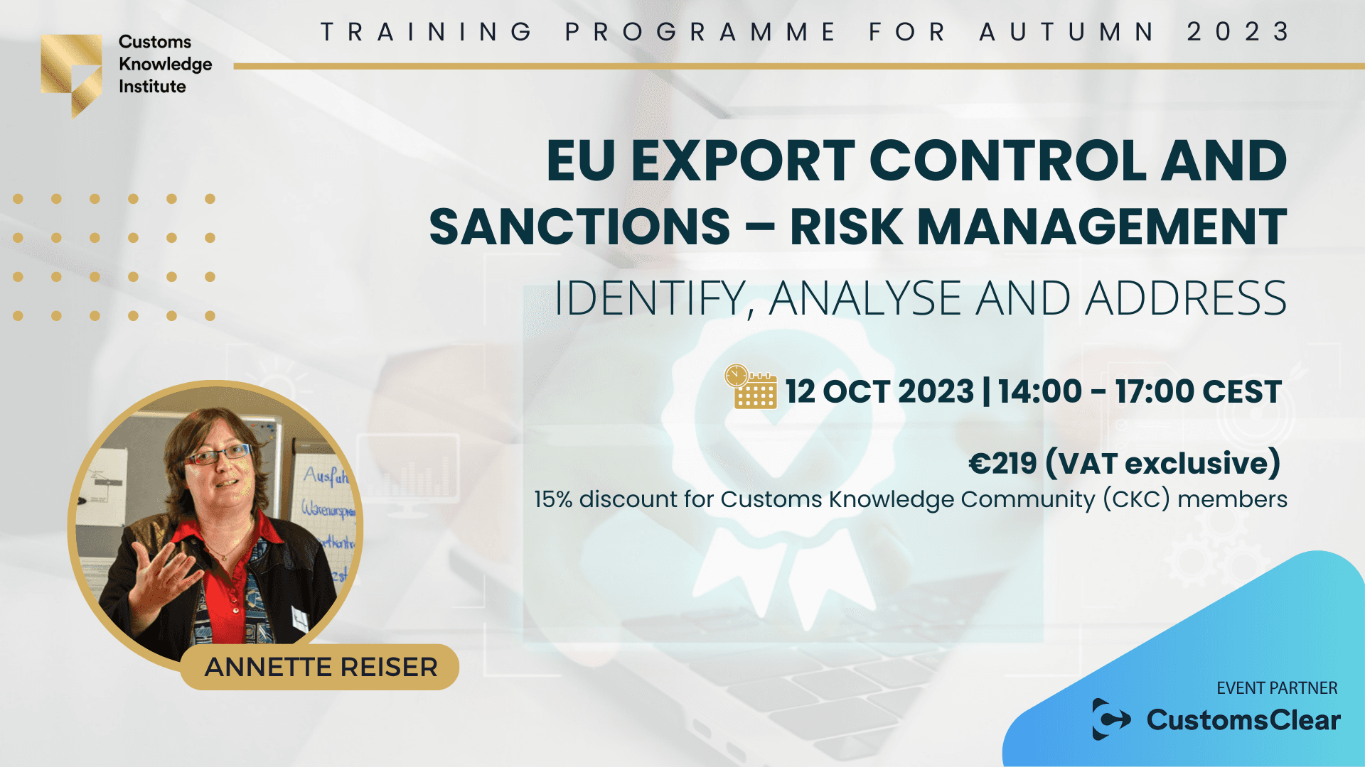 EU export control and sanctions – risk management: identify, analyse and address