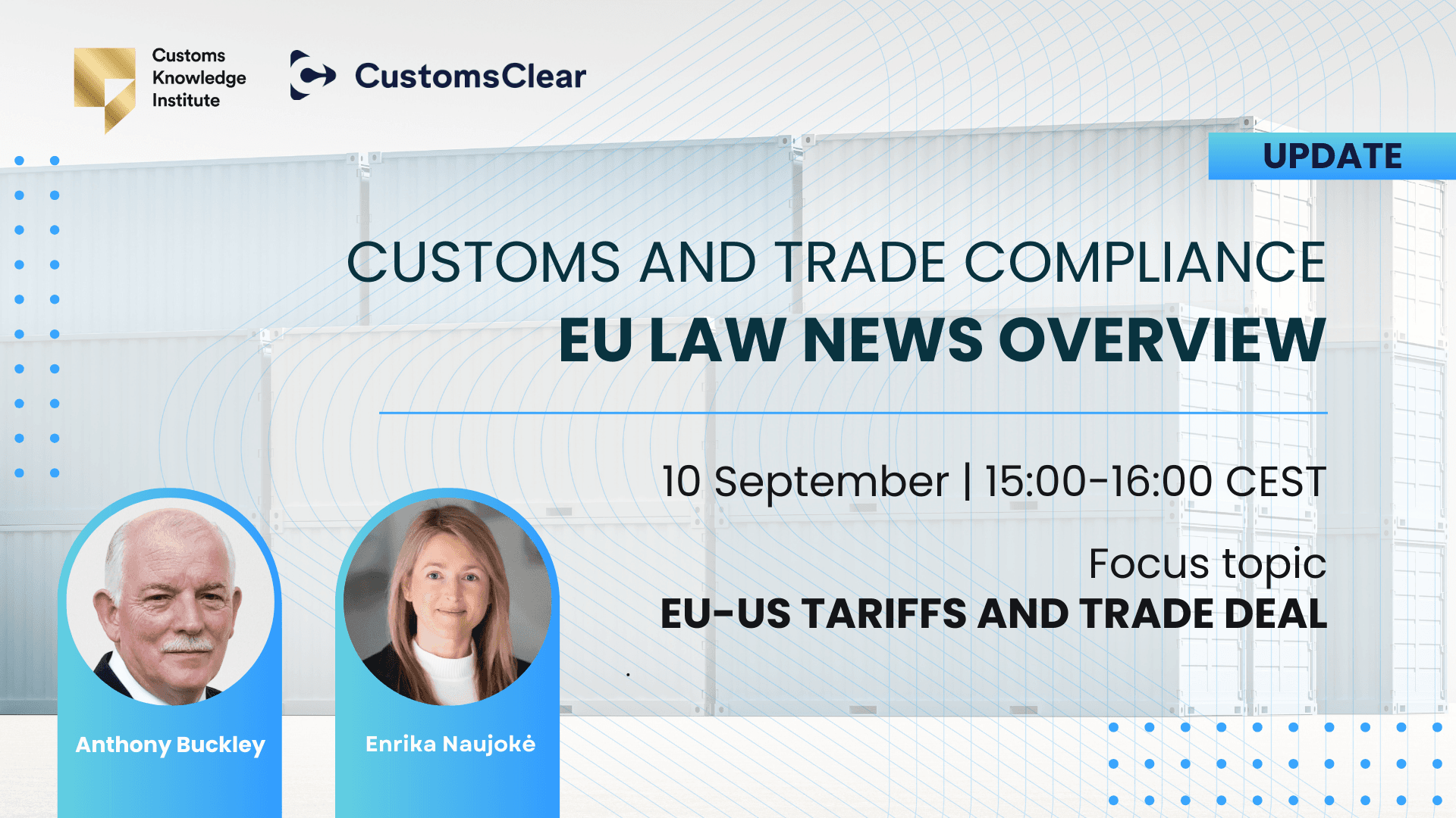 EU customs law news overview: July and August 2025