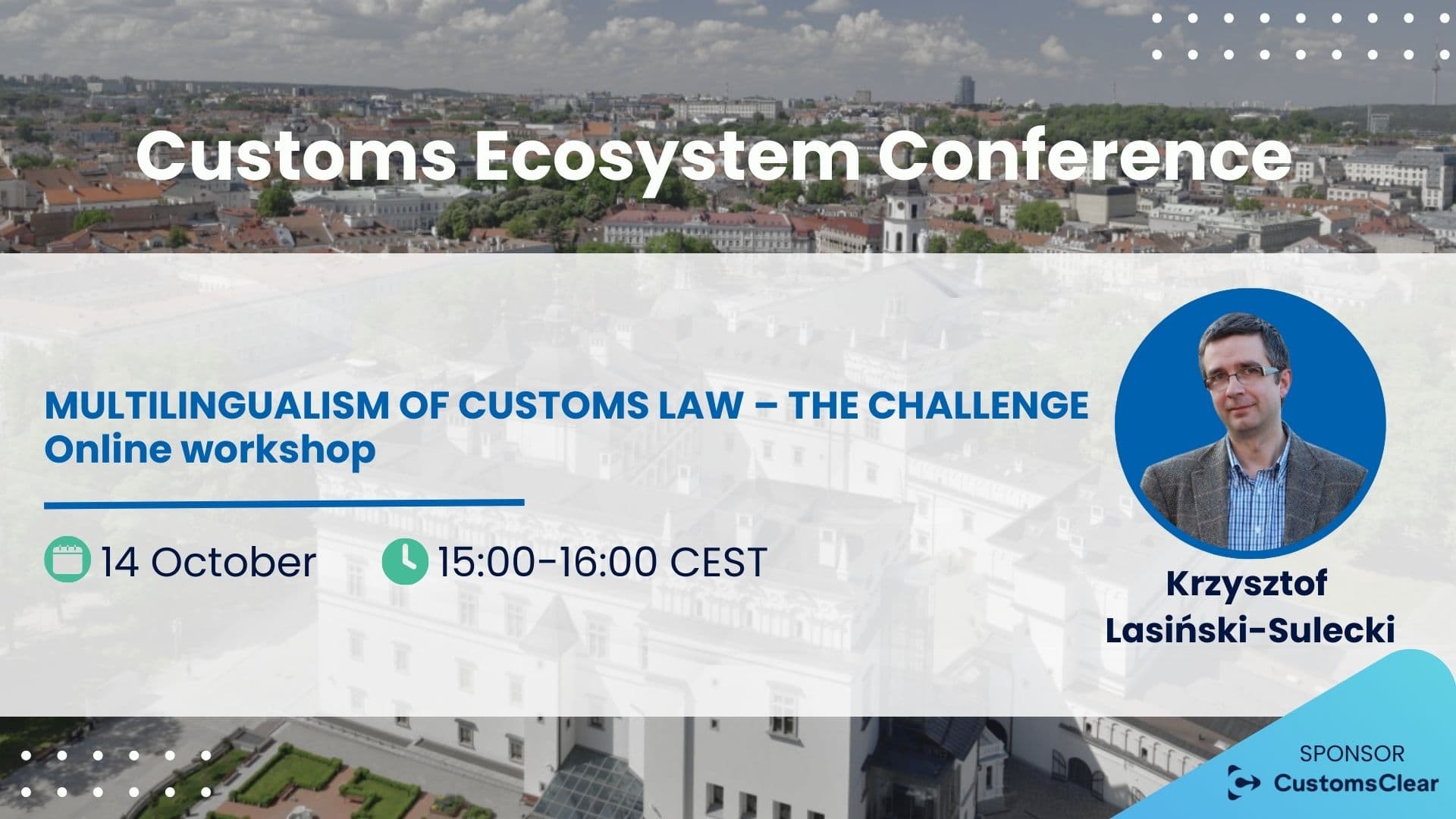 Online workshop: Multilingualism of customs law – the challenge