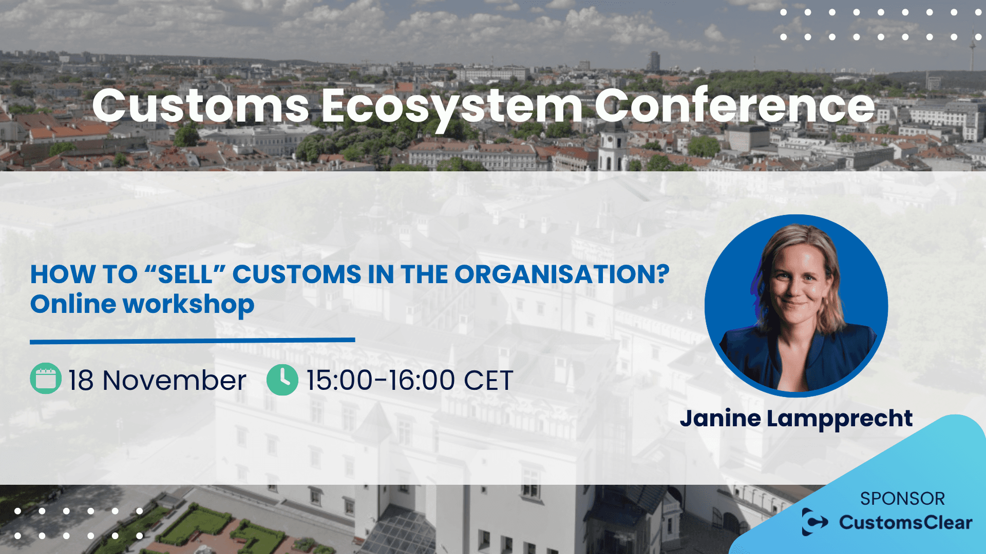 Online workshop: How to “sell” customs in the organisation?