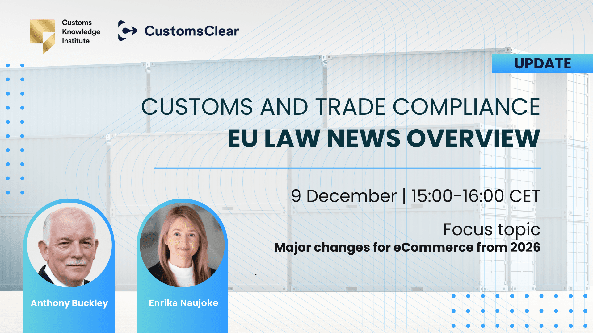 EU customs law news overview: November 2025