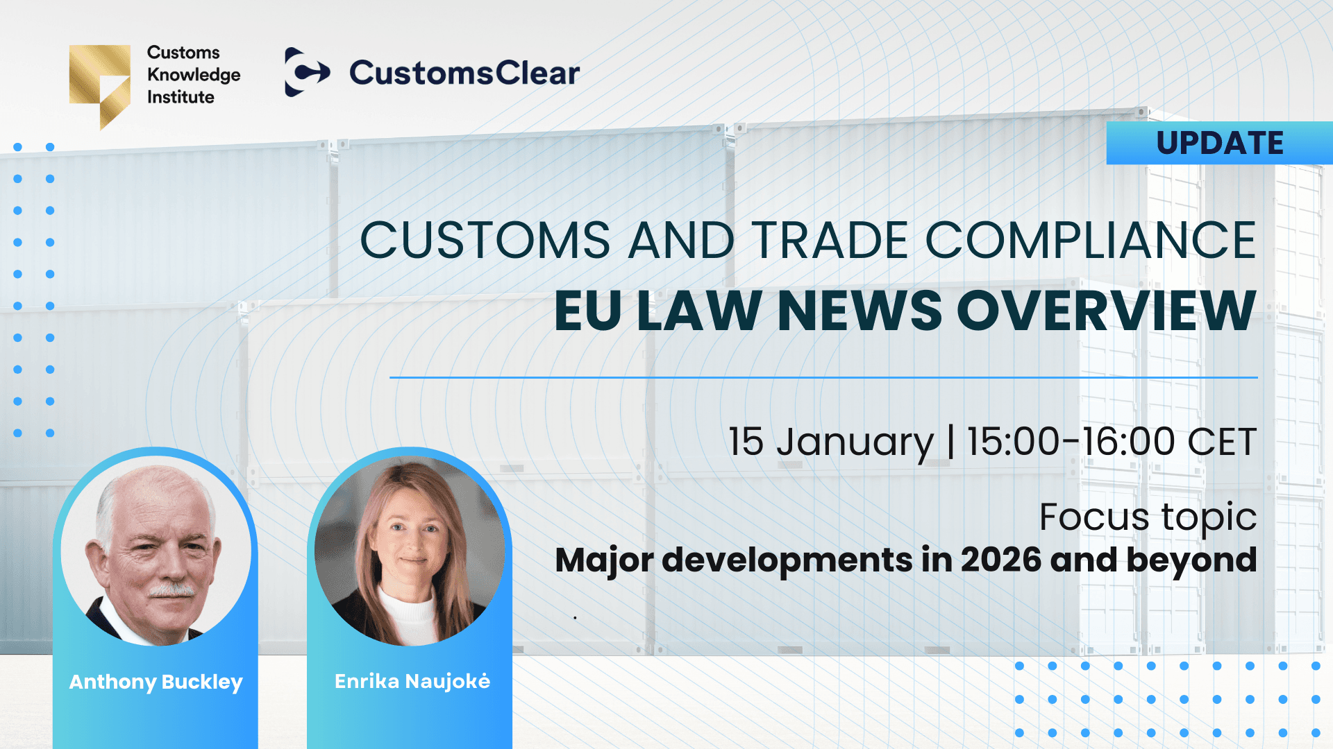 EU customs law news overview: December 2025