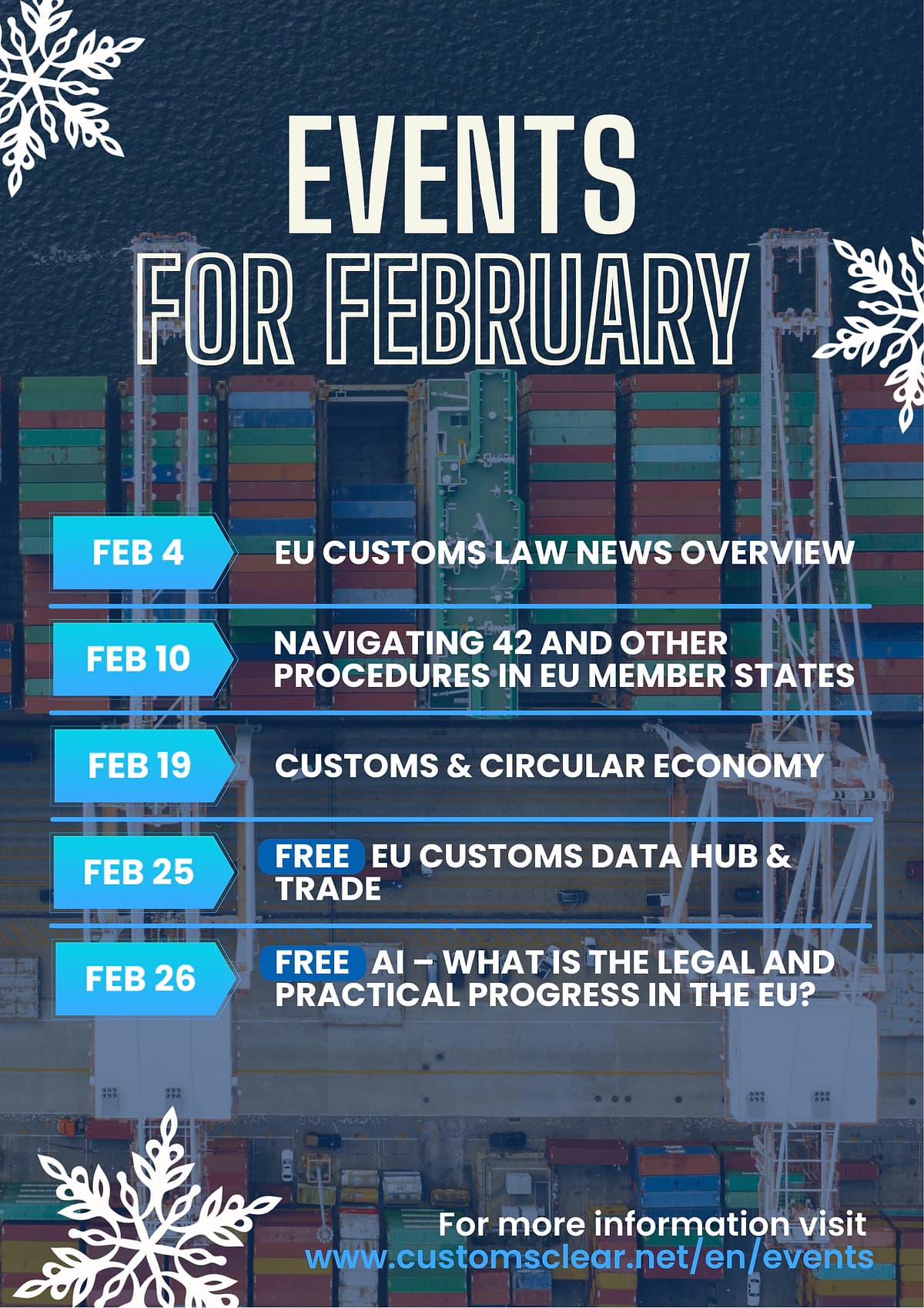 Get ready for February – 5 exciting events await you!