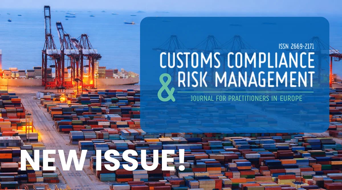 NEW! Issue 36 of the Customs Compliance & Risk Management (CCRM) journal