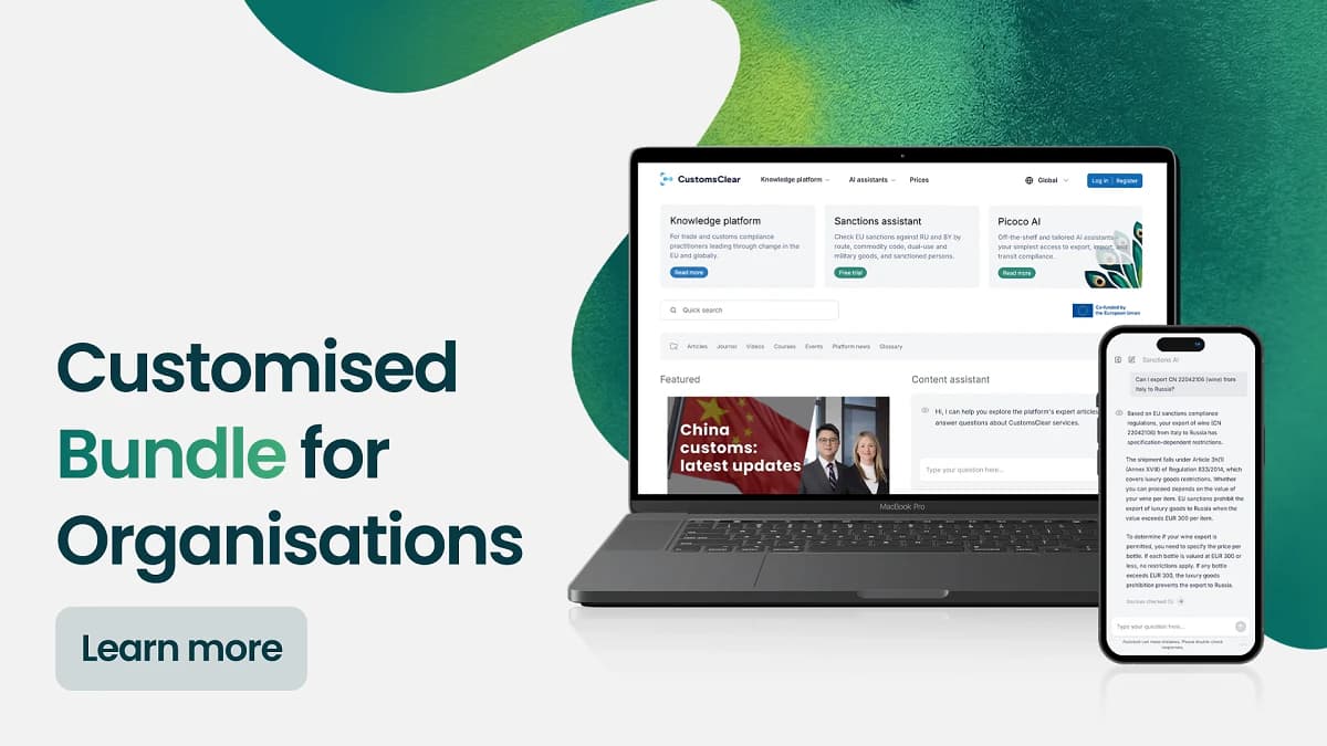 Where expertise meets AI: a complete organisational solution for customs and trade professionals