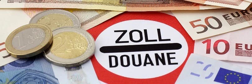 Is payment of customs duties suspended if a dispute is brought before a court?