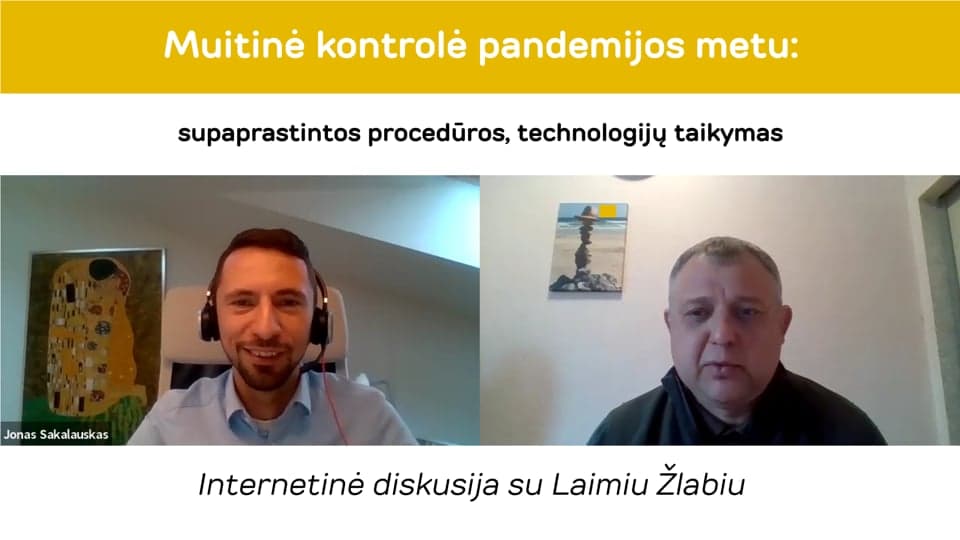 Muitinė kontrolė pandemijos metu: supaprastintos procedūros, technologijų taikymas