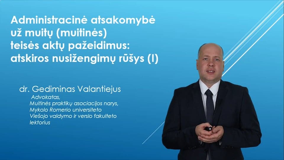4/5 Administracinė atsakomybė: 211 ir 212 str. taikymas