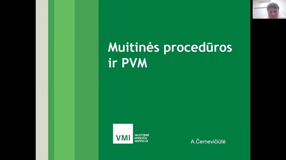 Muitinės procedūros ir apmokestinimas PVM