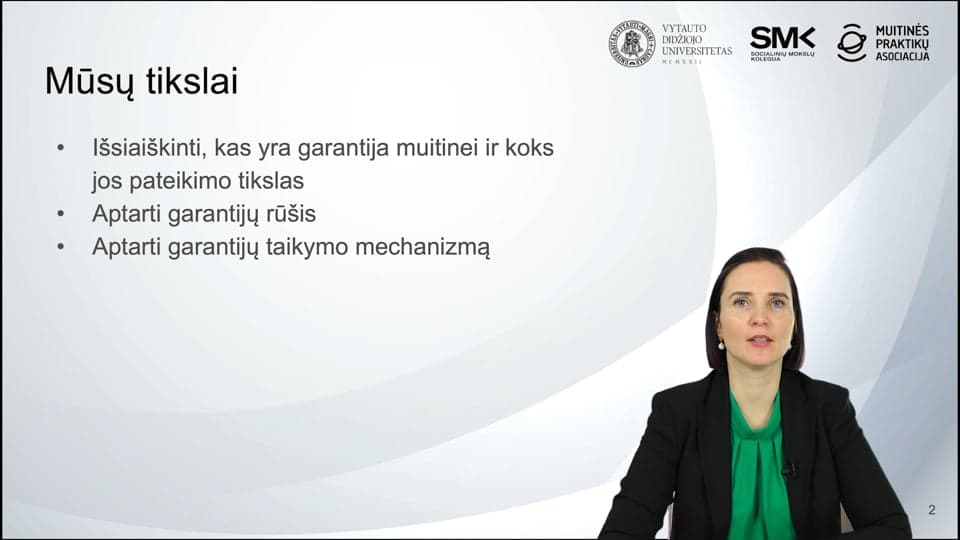 Muitinei teikiamos mokesčių sumokėjimo garantijos