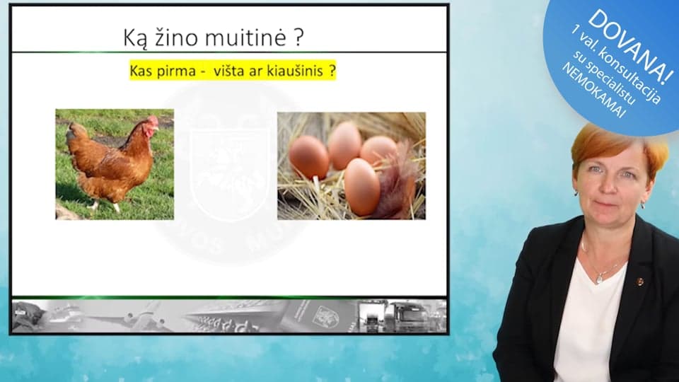 Įvadas į prekių tarifinį klasifikavimą