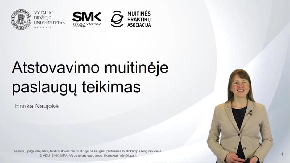 Atstovavimo muitinėje paslaugų teikimas