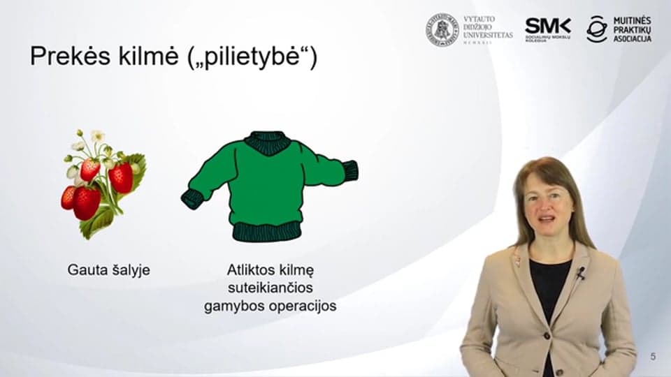 Prekės kilmė: įvadas