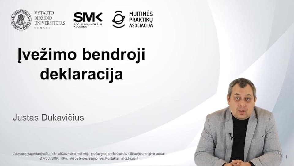 Įvežimo bendroji deklaracija