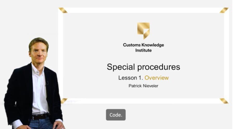 Special customs procedures in the EU
