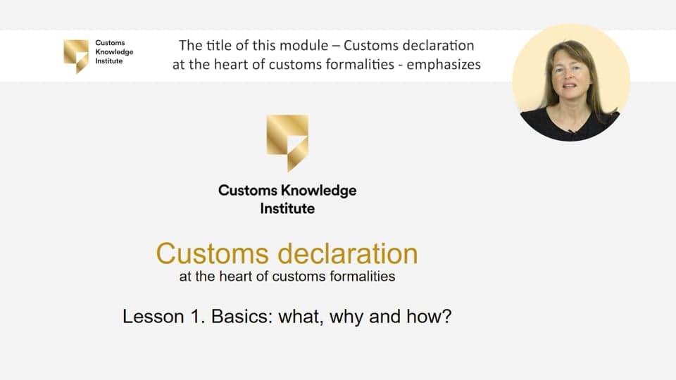 Customs declaration in the EU