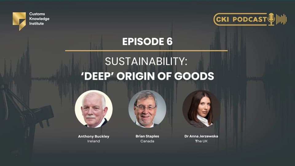 Sustainability and 'deep' origin of goods