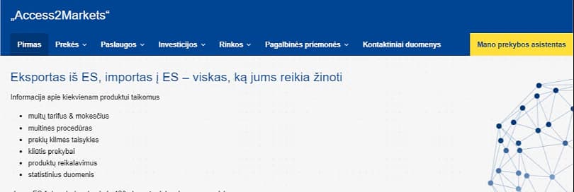 Nauja Access2Markets: Rusijos ir Baltarusijos įvesti eksporto draudimai