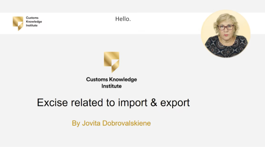 Excise related to import and export in the EU