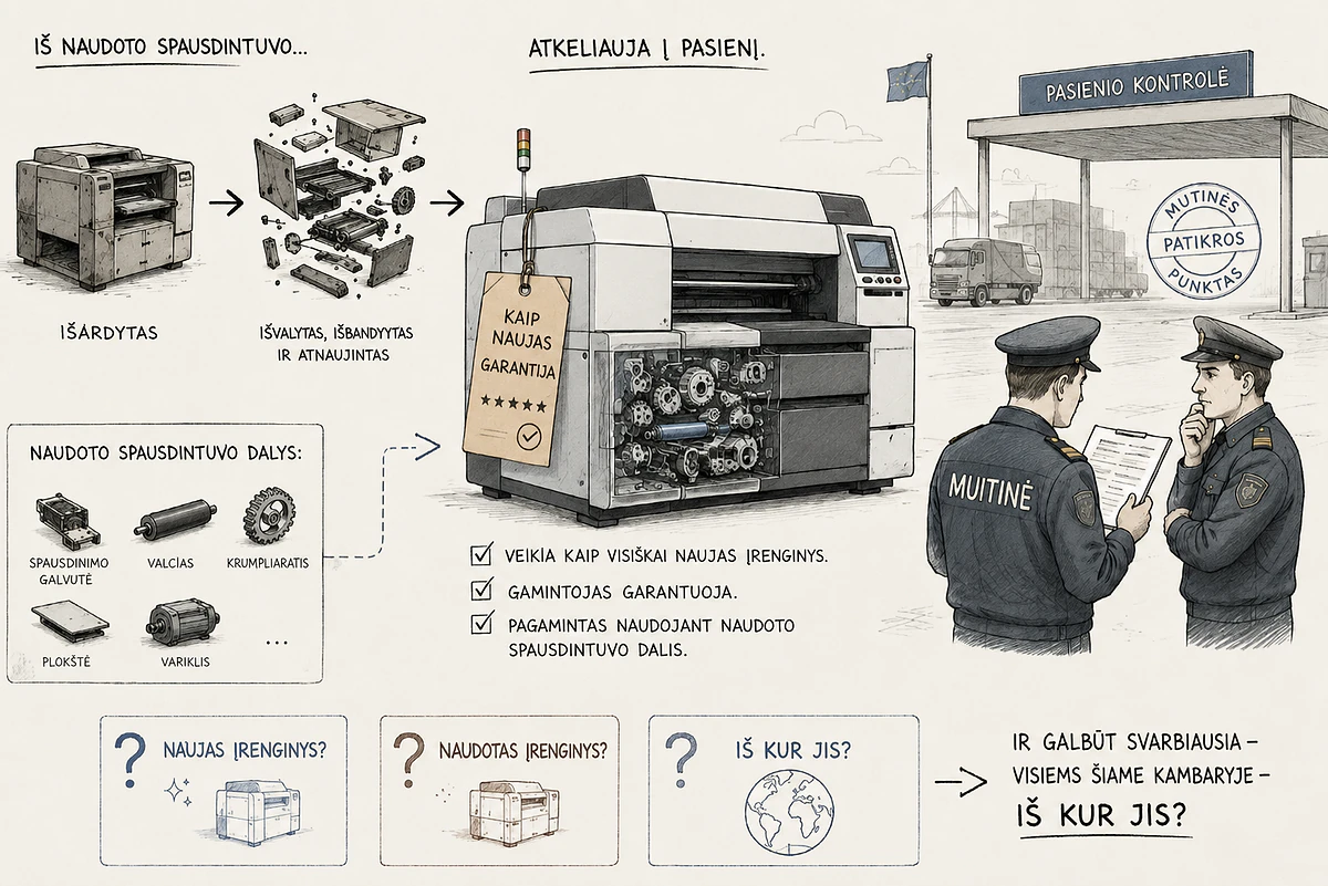 Nauja, naudota ar nei viena, nei kita? Kodėl atnaujinti gaminiai stringa pasienyje